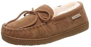 BEARPAW Moc II Men's Slipper Hickory Suede, Size 13
